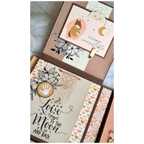 Kit Album Florilèges Design HELLO BABY GIRL – Image 10