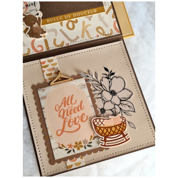 Kit Album Florilèges Design HELLO BABY GIRL – Image 11