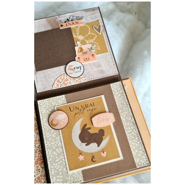 Kit Album Florilèges Design HELLO BABY GIRL – Image 12