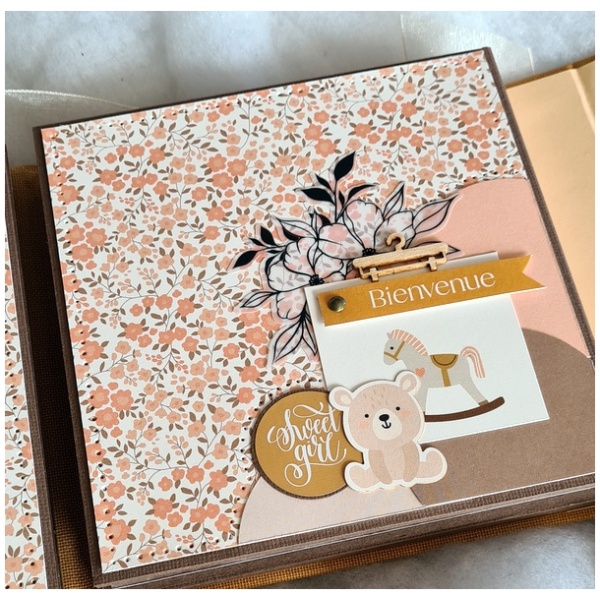 Kit Album Florilèges Design HELLO BABY GIRL – Image 15