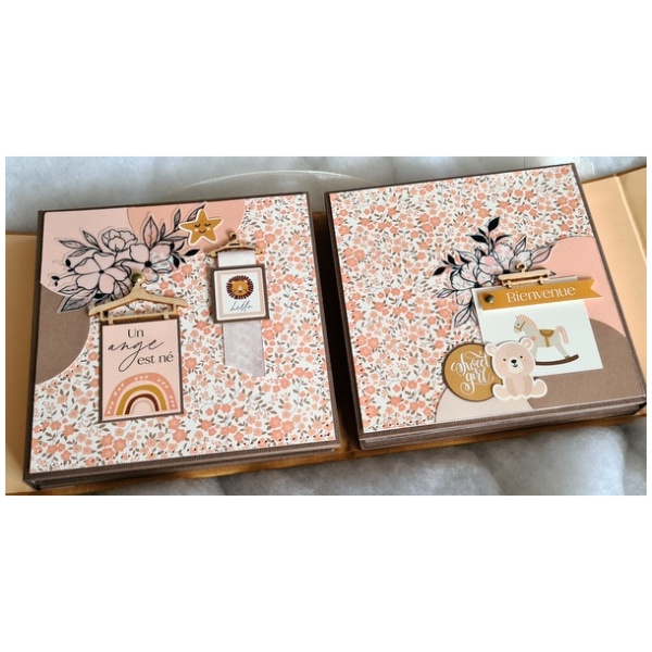 Kit Album Florilèges Design HELLO BABY GIRL – Image 16