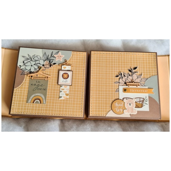 Kit Album Florilèges Design HELLO BABY GIRL – Image 23