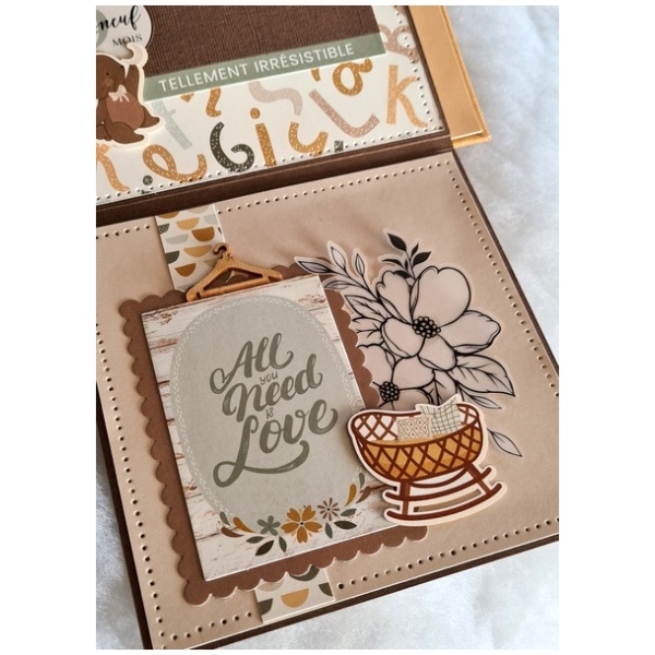 Kit Album Florilèges Design HELLO BABY GIRL – Image 31