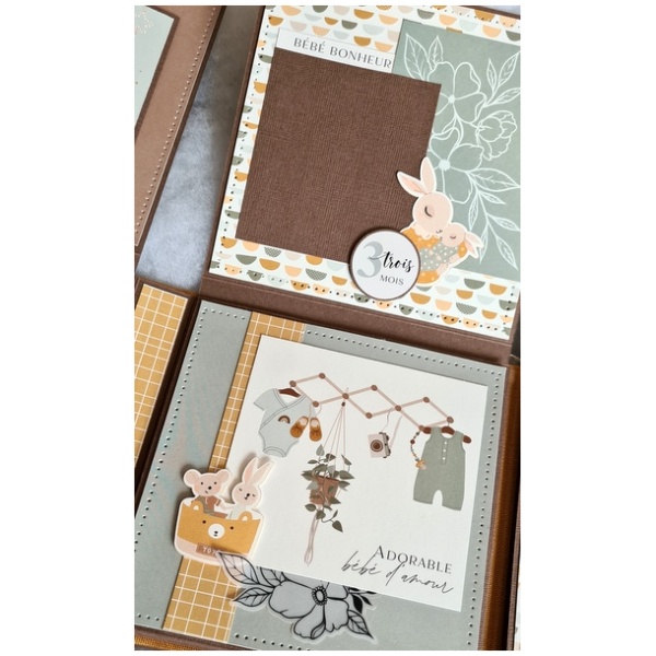Kit Album Florilèges Design HELLO BABY GIRL – Image 32