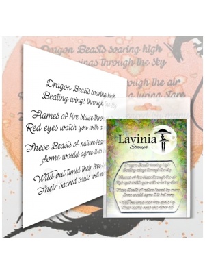 Lavinia Stamps – Tampon clear DRAGON VERSE – LAV555