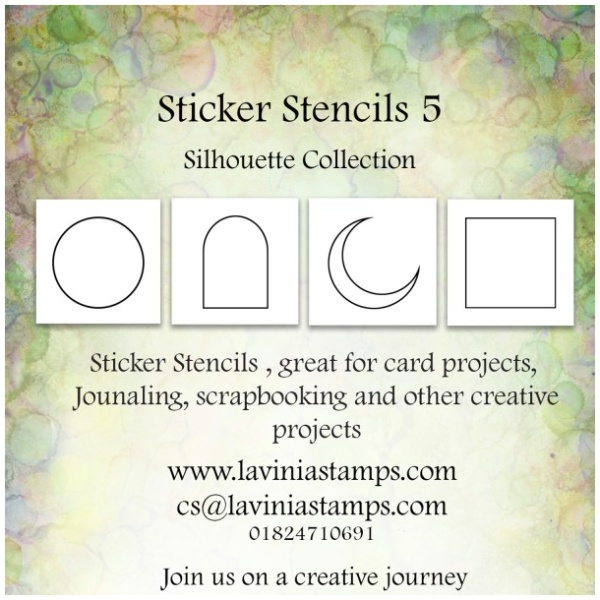 Lavinia Stamps - Set de pochoirs STICKER STENCILS 5 – Image 2