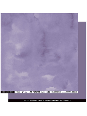 Florilèges Design – Papier uni n°35 VIOLET DE GIVERNY
