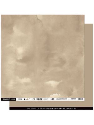 Florilèges Design – Papier uni n°27 BEIGE PAPYRUS