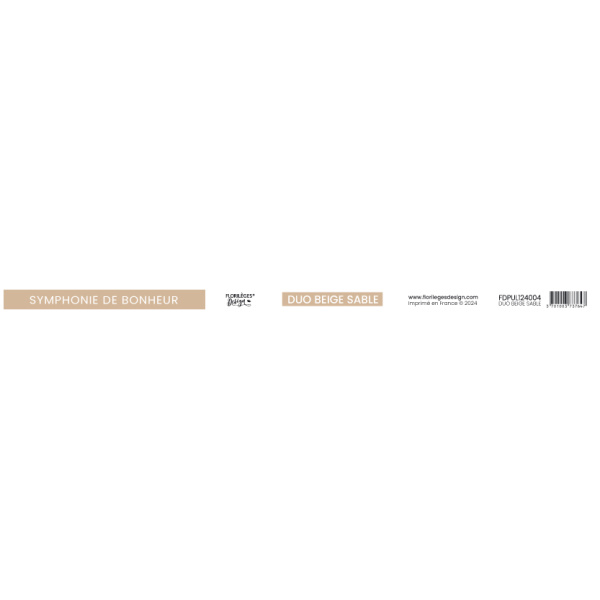 Florilèges Design - Papier uni DUO BEIGE SABLE – Image 3