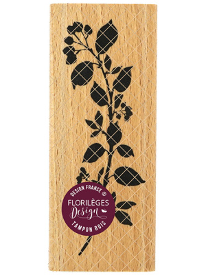 Florilèges Design – Tampon Bois BRANCHE COURBÉE
