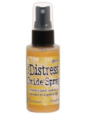 Tim Holtz Distress oxide spray Fossilized Amber