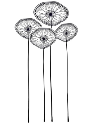 Lavinia Stamps – Tampon clear LUNAR BUDS – LAV527