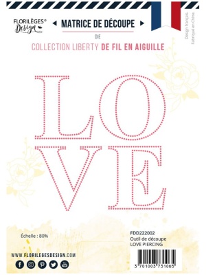 Florilèges Design – Outils de découpe LOVE PIERCING