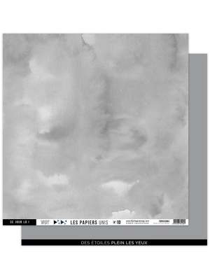Florilèges Design – Papier uni n°10 GRIS ORAGE