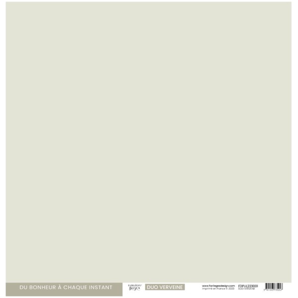 Florilèges Design - Papier uni DUO VERVEINE – Image 3