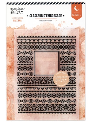 Florilèges Design – Classeur d’embossage CARTE ETHNIQUE