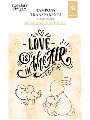 Florilèges Design – Tampons clear À PETITS PAS – LOVE IS IN THE AIR