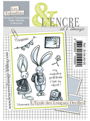 L’Encre et l’Image – Tampons Clear L’ÉCOLE DES LONGUES OREILLES