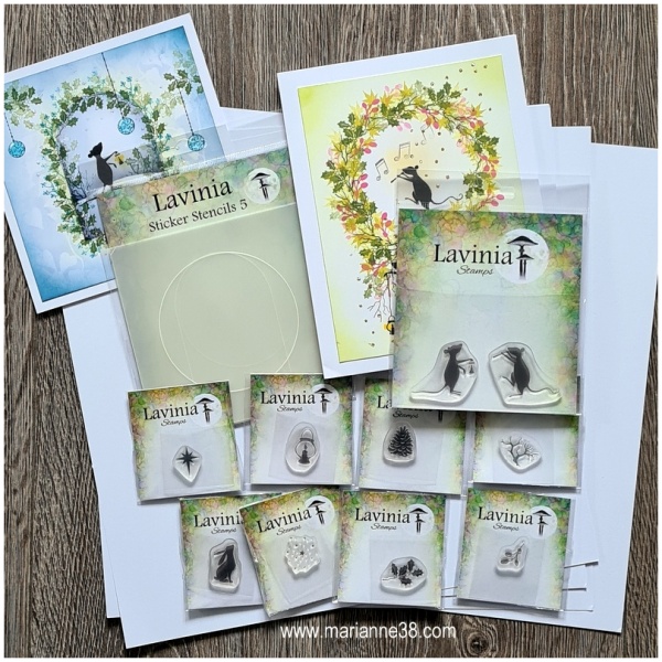 Kit et Atelier en ligne CARTES DE VOEUX FÉERIQUES LAVINIA