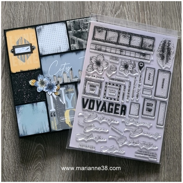 Le Scrap de Marianne - Tampons Clear VOYAGE