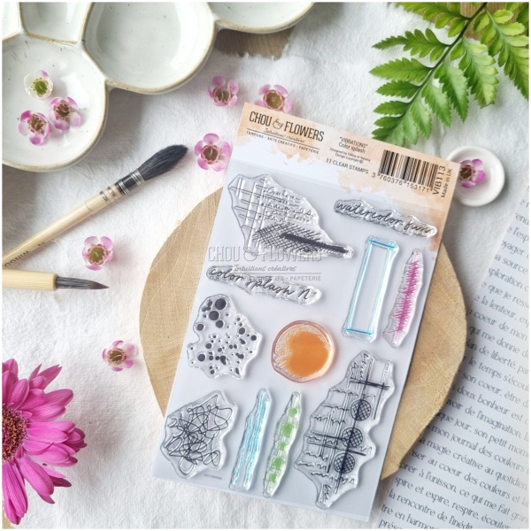 Chou & Flowers - Tampons clear COLOR SPLASH - VIBRATIONS – Image 5