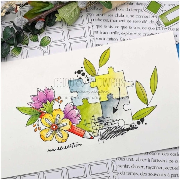 Chou & Flowers - Tampons clear COLOR SPLASH - VIBRATIONS – Image 4