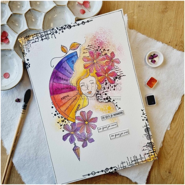 Chou & Flowers - Tampons clear COLOR SPLASH - VIBRATIONS – Image 3