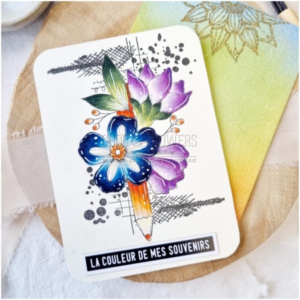 Chou & Flowers - Tampon Clear CRAYON FLEURI - VIBRATIONS – Image 2