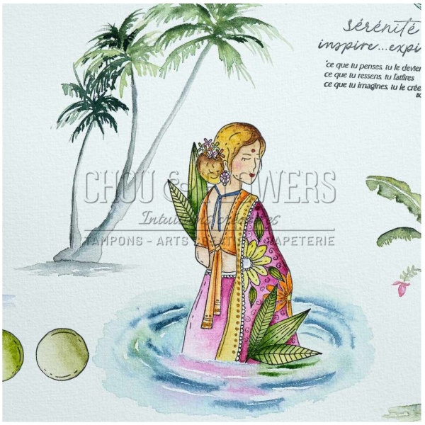 Chou & Flowers - Tampon Clear FILLE INDIENNE - VIBRATIONS – Image 3
