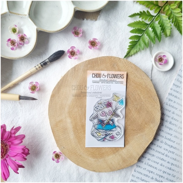 Chou & Flowers - Tampon clear DOUDOU CRÉATIF - VIBRATIONS – Image 4