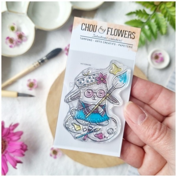 Chou & Flowers - Tampon clear DOUDOU CRÉATIF - VIBRATIONS