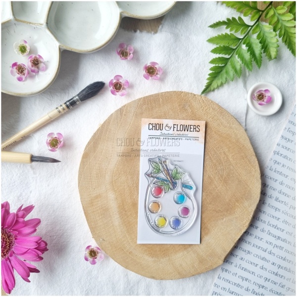 Chou & Flowers - Tampon clear PALETTE ARTISTE - VIBRATIONS – Image 2