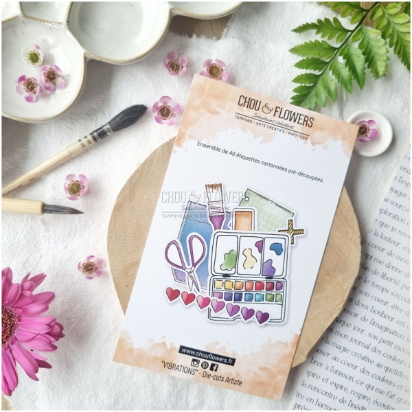 CHOU & FLOWERS - Die-cuts ARTISTE - VIBRATIONS – Image 7