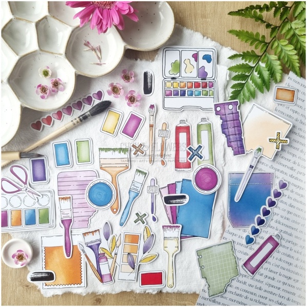 CHOU & FLOWERS - Die-cuts ARTISTE - VIBRATIONS – Image 6