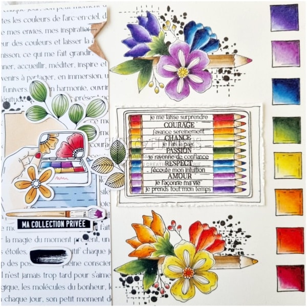 CHOU & FLOWERS - Die-cuts ARTISTE - VIBRATIONS – Image 2