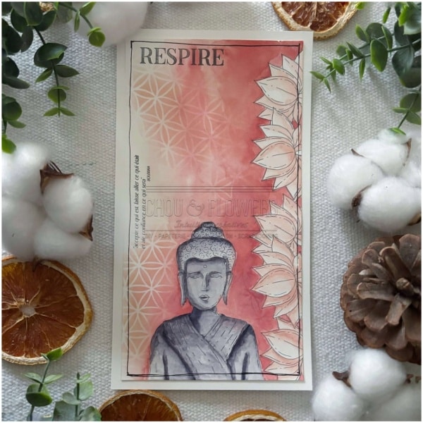 Chou & Flowers- Pochoir FLEURS DE VIE - VIBRATIONS – Image 4