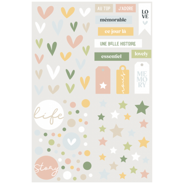 Ha.Pi Little Fox - Stickers en relief - BANDE ORIGINALE, FACE A