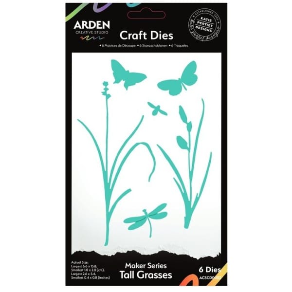 Arden Creative Studio - Dies TALL GRASSES - Katie Pertiet Designs - Collection HIDDEN CREEK