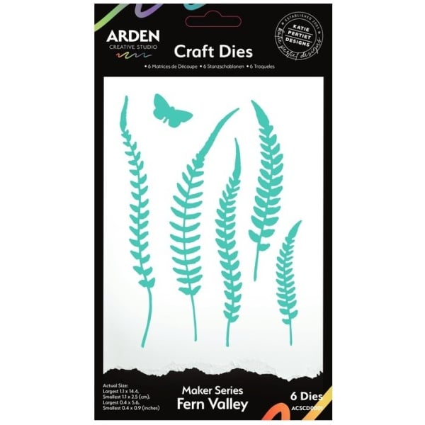 Arden Creative Studio - Dies FERN VALLEY - Katie Pertiet Designs - Collection HIDDEN CREEK