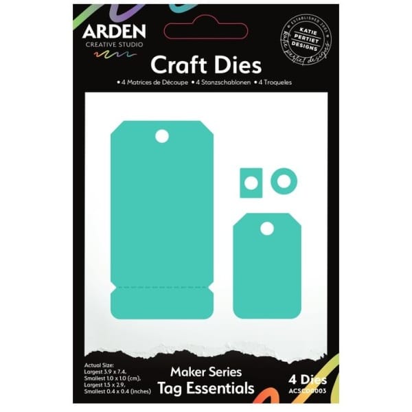 Arden Creative Studio - Dies TAG ESSENTIALS - Katie Pertiet Designs - Collection HIDDEN CREEK