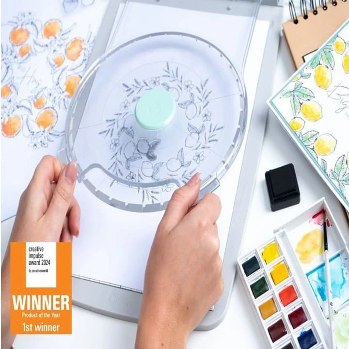 SIZZIX - Outil d'impression rotatif STAMP & SPIN TOOL ACCESSORY 666614 – Image 3