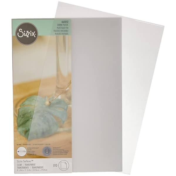 SIZZIX - Plastique fou Sizzix Surfacez transparent - CLEAR SHRINK PLASTIC - 663052