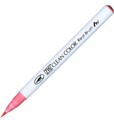 KURETAKE - Feutre Pinceau Aquarelle ZIG CLEAN COLOR REAL BRUSH - 021 - LIGHT CARMINE