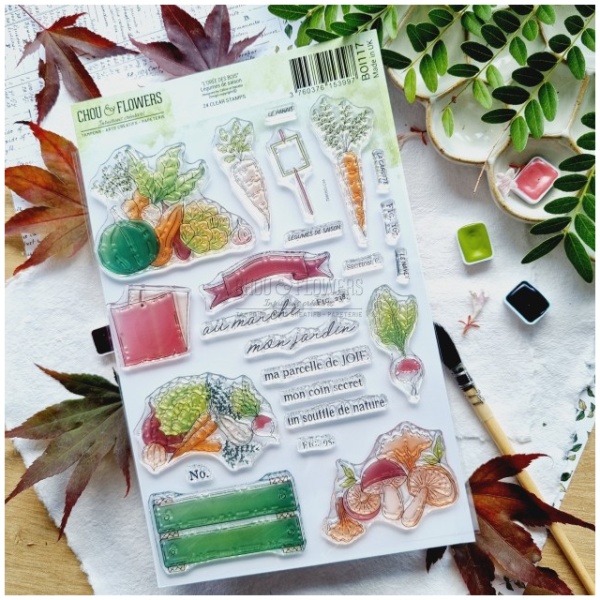 Chou & Flowers - Tampons Clear LÉGUMES DE SAISON - L'ORÉE DES BOIS
