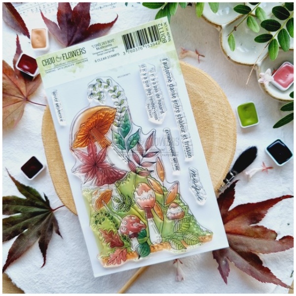 Chou & Flowers - Tampons clear MUSHROOMS - L'ORÉE DES BOIS