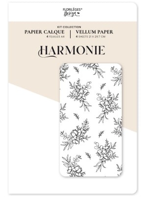 Florilèges Design – Kit 4 Calques A4 HARMONIE