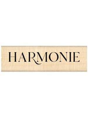 Florilèges Design – Tampon Bois HARMONIE – HARMONIE