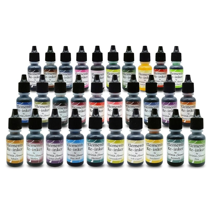 Lavinia Stamps - OFFRE SPÉCIALE LOT de 30 Recharges pour Encreur Elements Premium