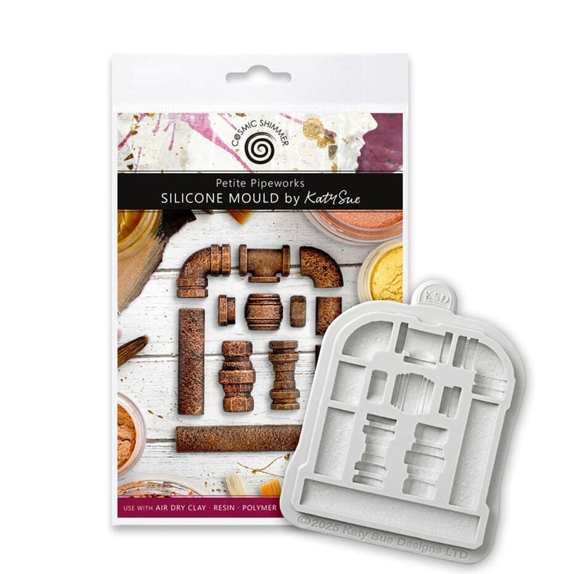 Cosmic Shimmer - Moule en silicone PETITE PIPEWORKS - Katy Sue