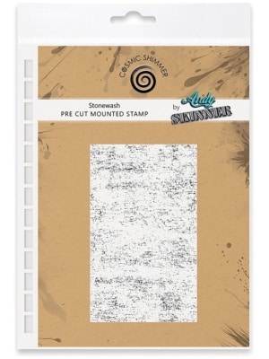 Cosmic Shimmer – Tampon en caoutchouc STONEWASH – Andy Skinner